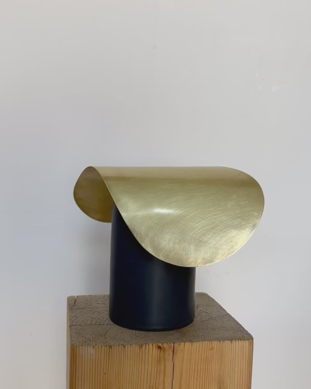 brass and ceramic sculpture